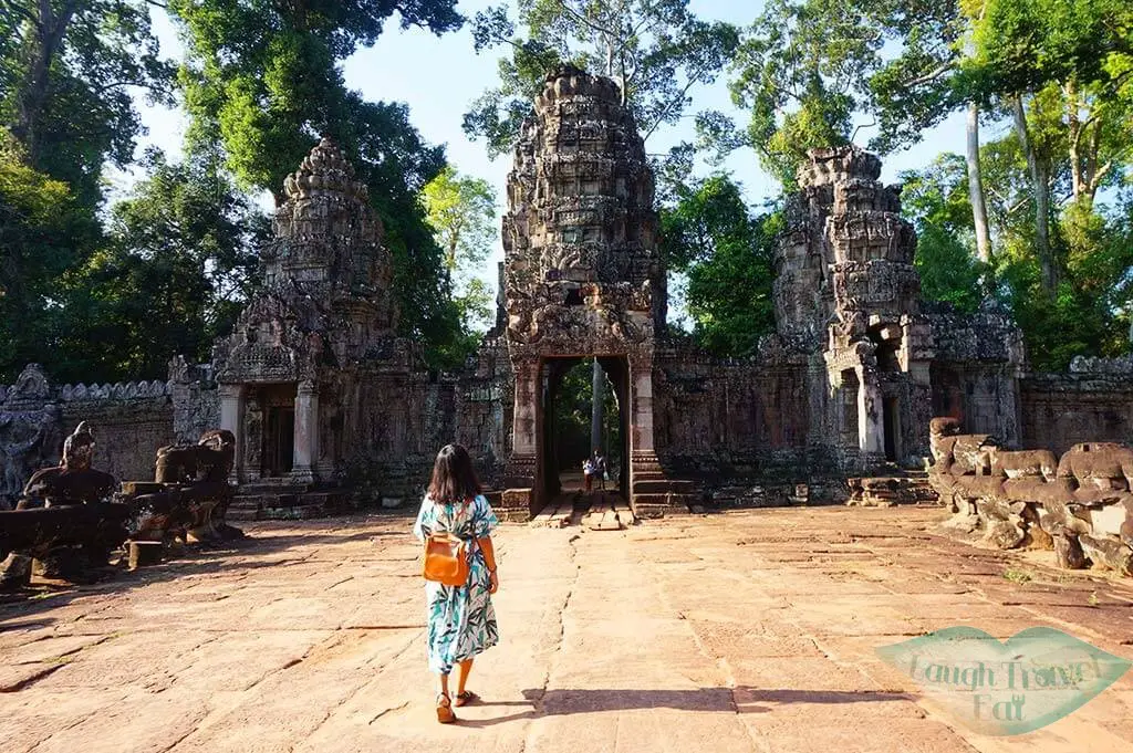 preah khan exit me walking, Angkor Thom Angkor Wat, Cambodia | Laugh Travel Eat
