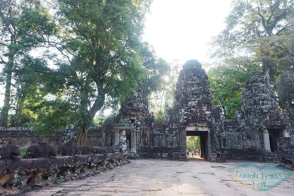 Preah Khan Temple entrance, Siem Reap, Cambodia | Laugh Travel Eat