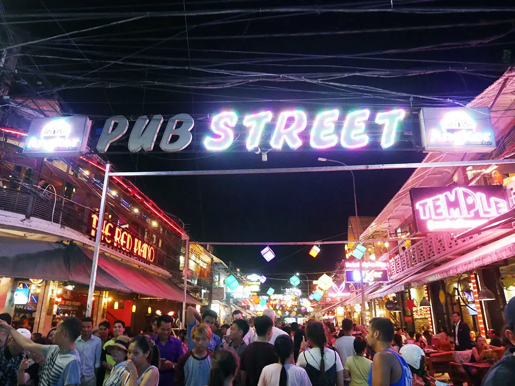 Pub Street, Siem Reap, Cambodia