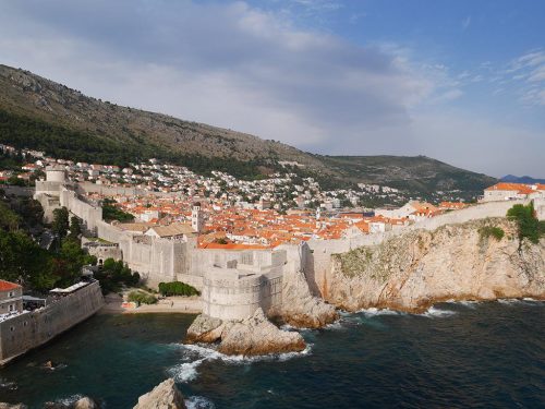 dubrovnik viewed fro Fort Lovrijenac, Croatia | Laugh Travel Eat