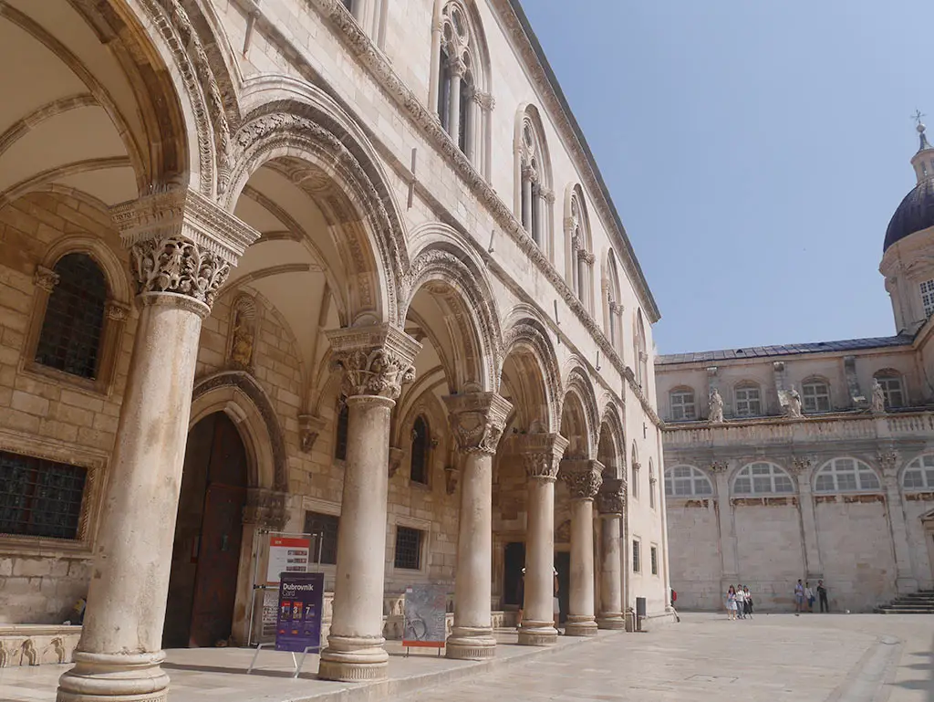 rector's palace exterior dubrovnik, croatia | Laugh Travel Eat