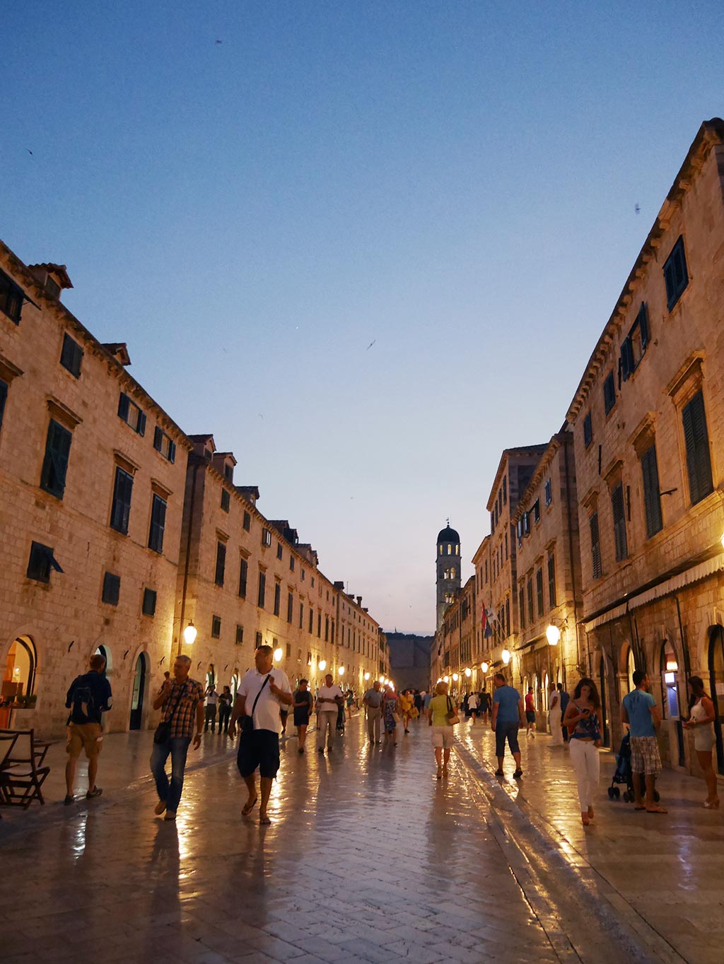 stardun dubrovnik at night, croatia | Laugh Travel Eat