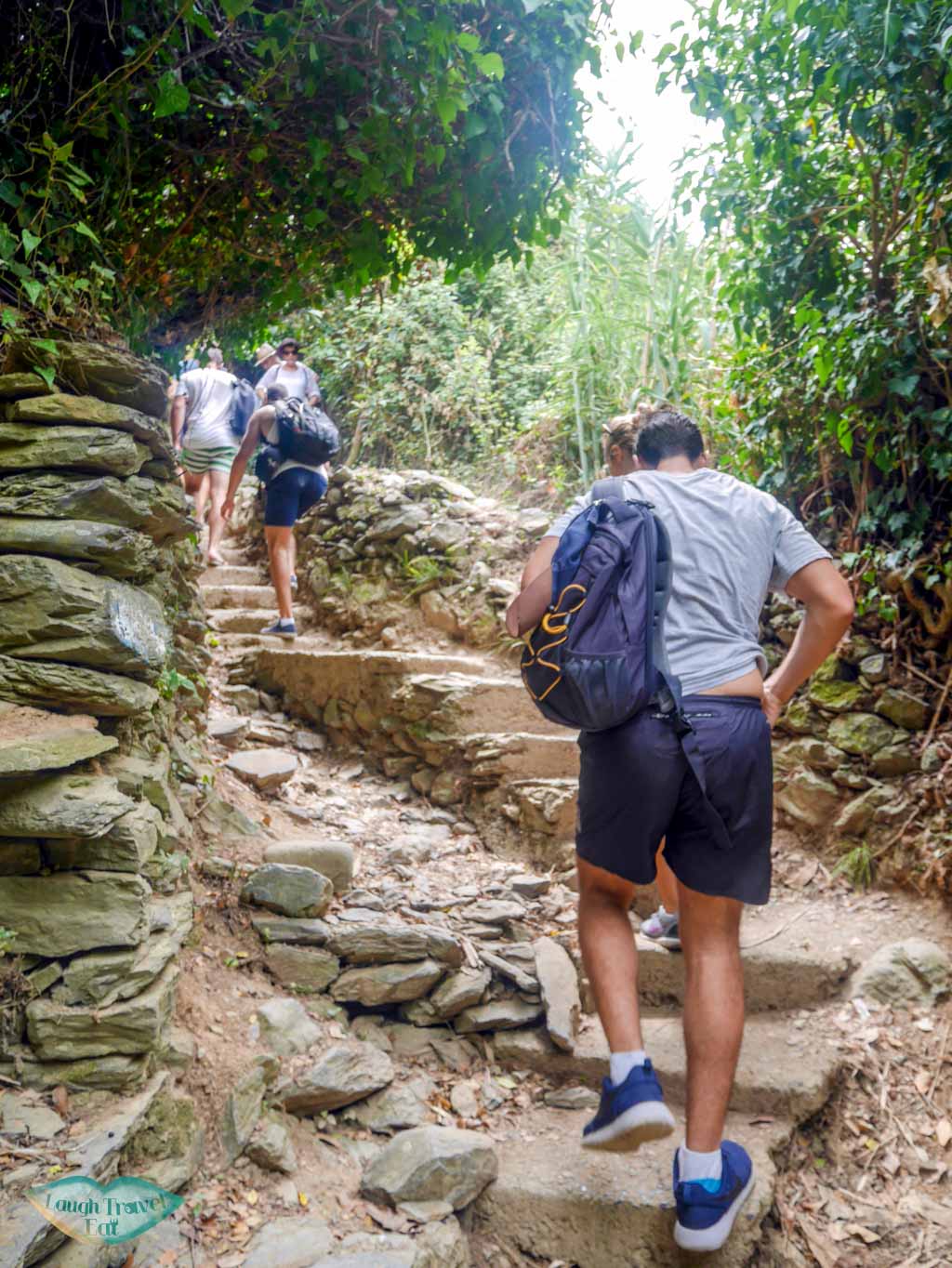 trail from monterrosa to vernazza cinque terre liguria italy