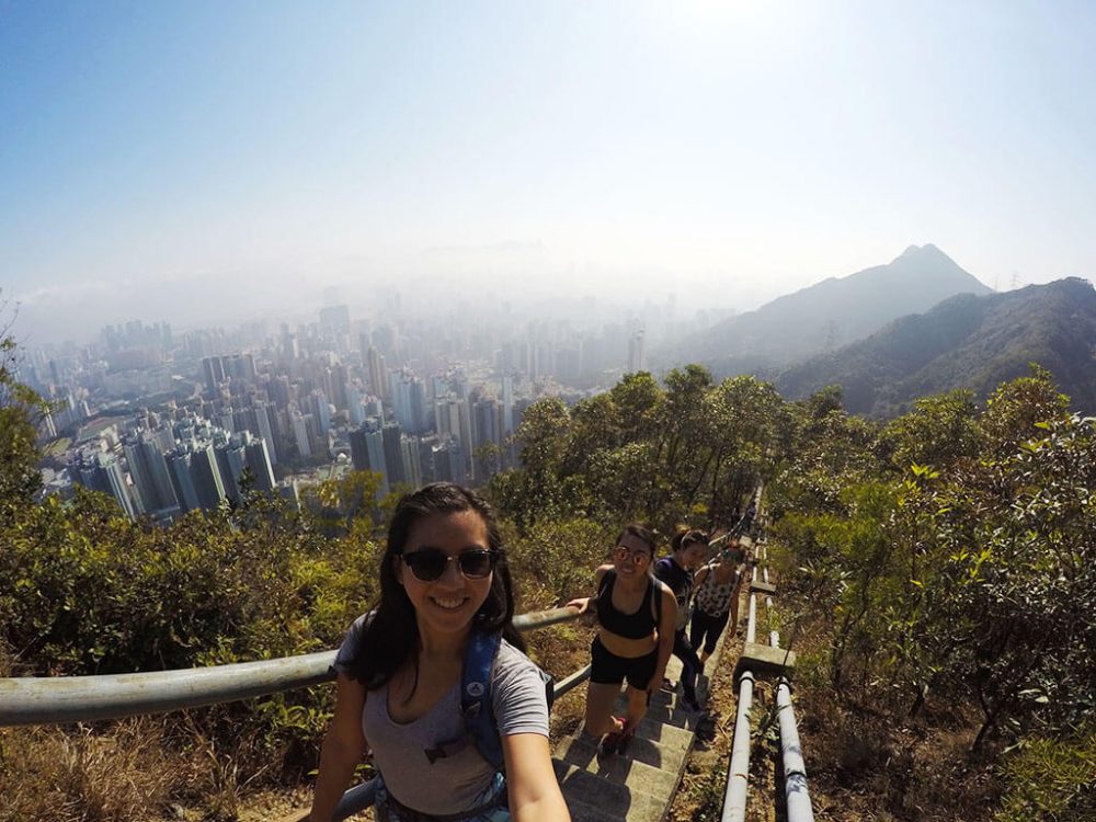 Tsz Wan Shan stairs up, Kowloon, Hong Kong | Laugh Travel Eat
