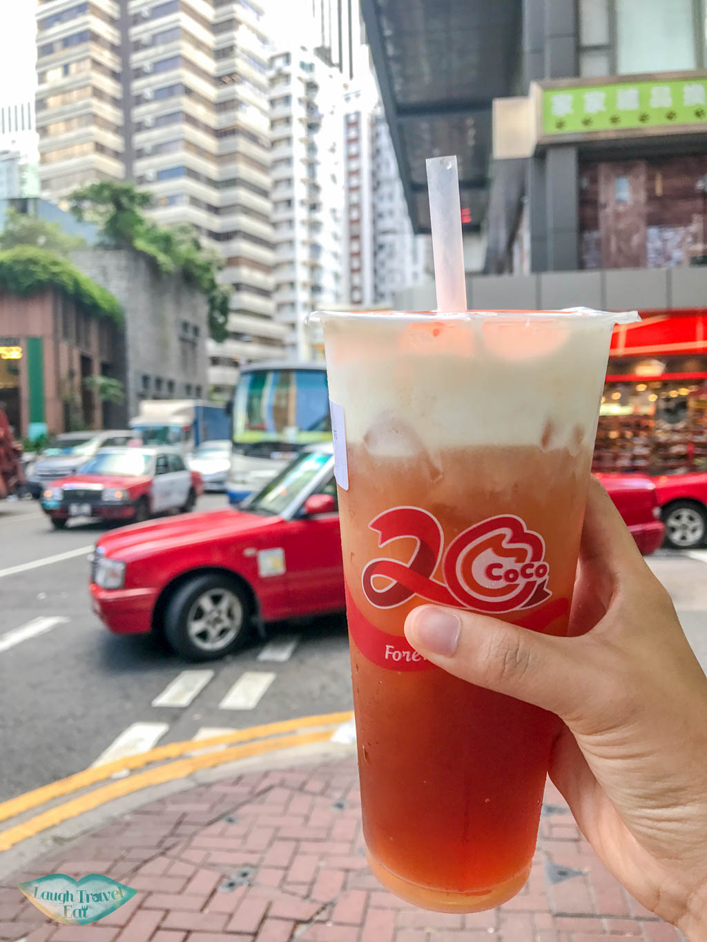 cream cap red tea coco hong kong - Laugh Travel