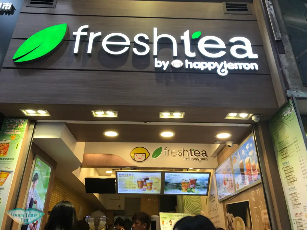 fresh tea store happy lemon hong kong - Laugh Travel