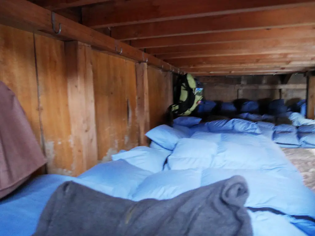sleeping arrangments at Mount Fuji Hunt, Japan | Laugh Travel Eat