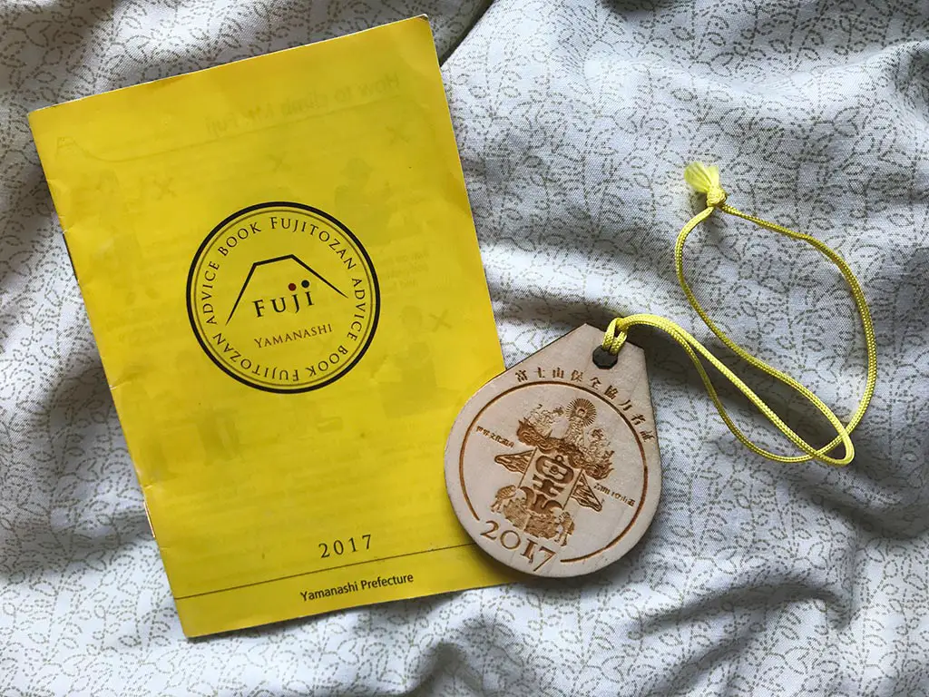 mount fuji fund booklet and wooden, Japan | Laugh Travel Eat