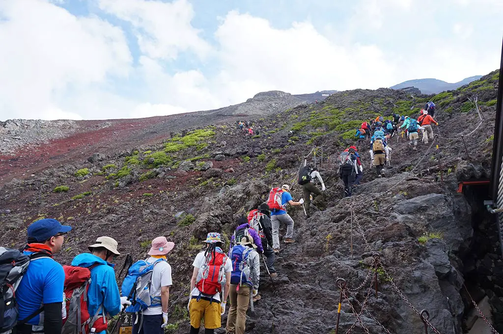 登山 富士山