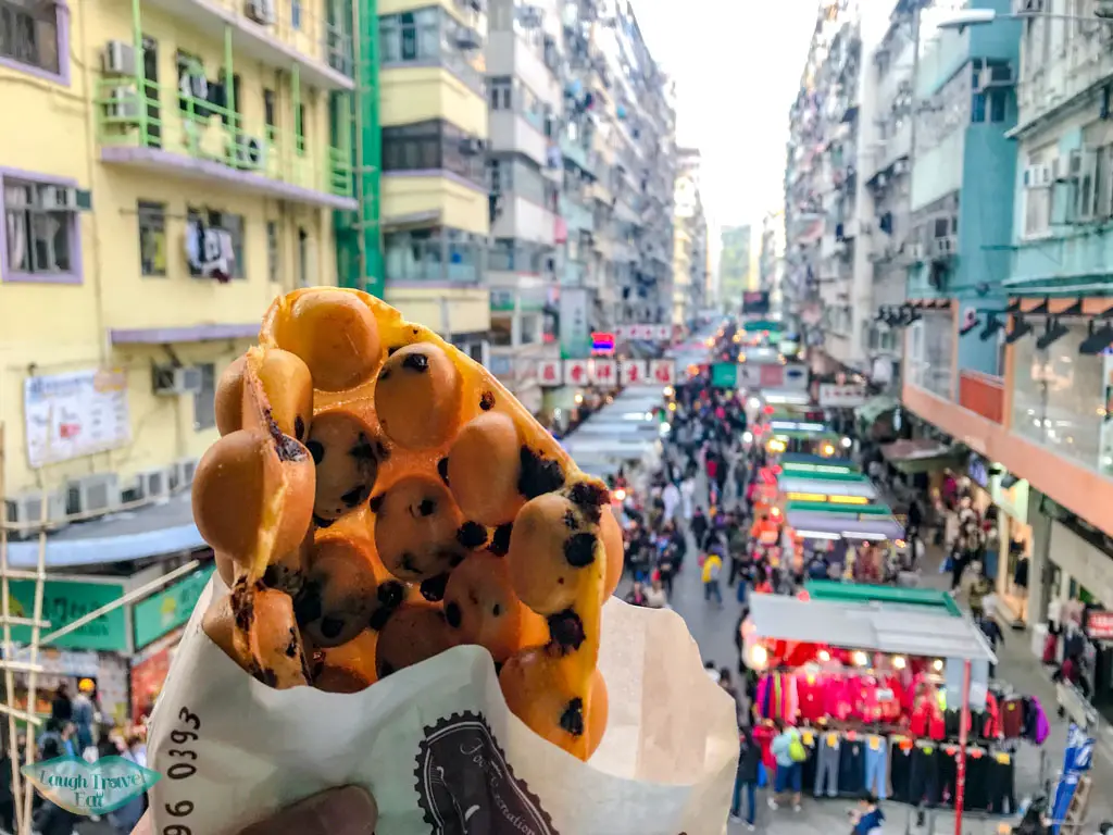 egg waffle modo argyle center mong kok hong kong - laugh travel eat