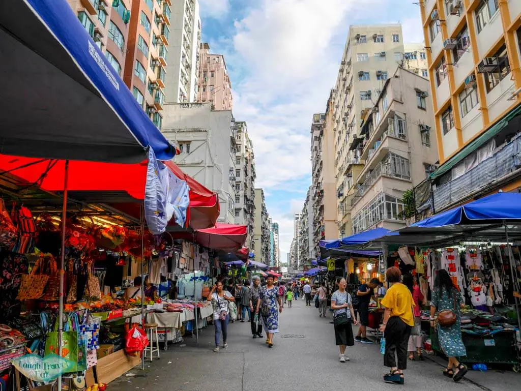 fa yuen street Mongkok Hong Kong - Laugh Travel Eat