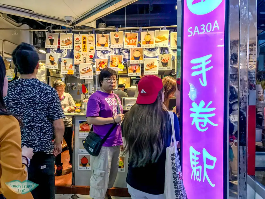 sushi handroll place argyle centre Mongkok Hong Kong - Laugh Travel Eat