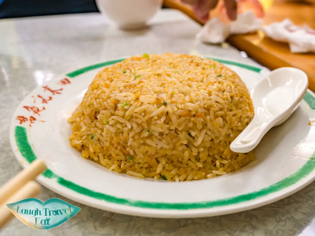 uni fried rice at ping chau store tung ping chau hong kong - laugh travel eat