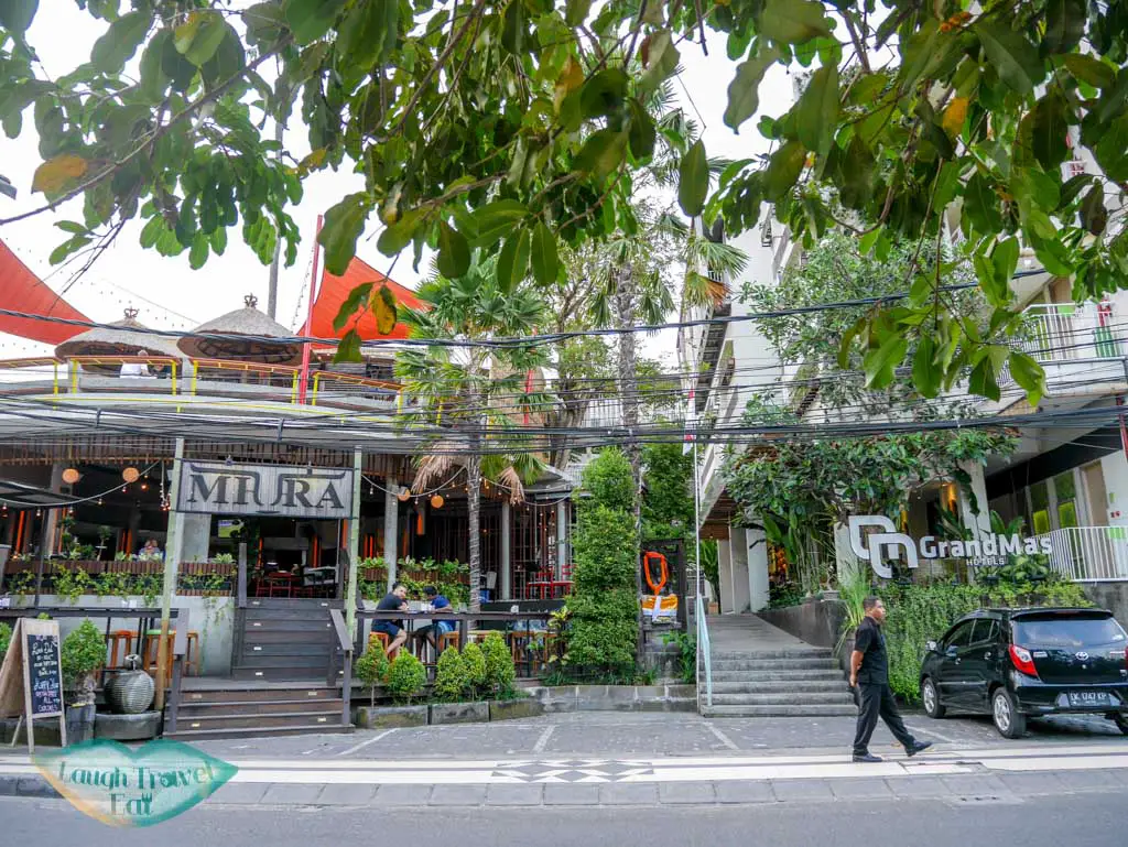 Miura and GrandMas Plus seminyak bali indonesia - laugh travel eat