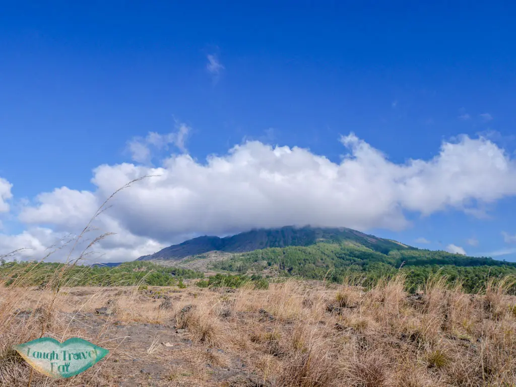Mount Batur from afar bali indonesia - laugh travel eat