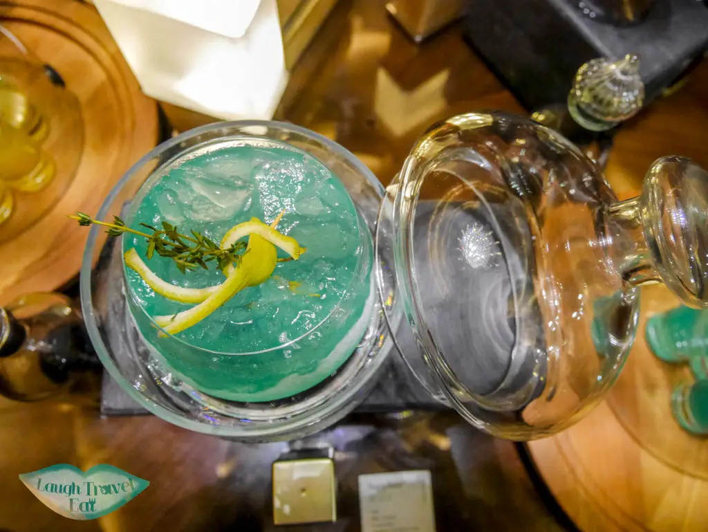 gemstone cocktails st regis bar st regis hotel macau - laugh travel eat