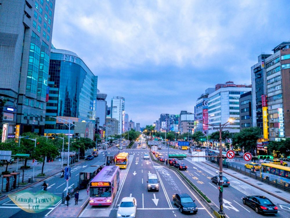 traffic in taipei taiwan - laugh travel eat