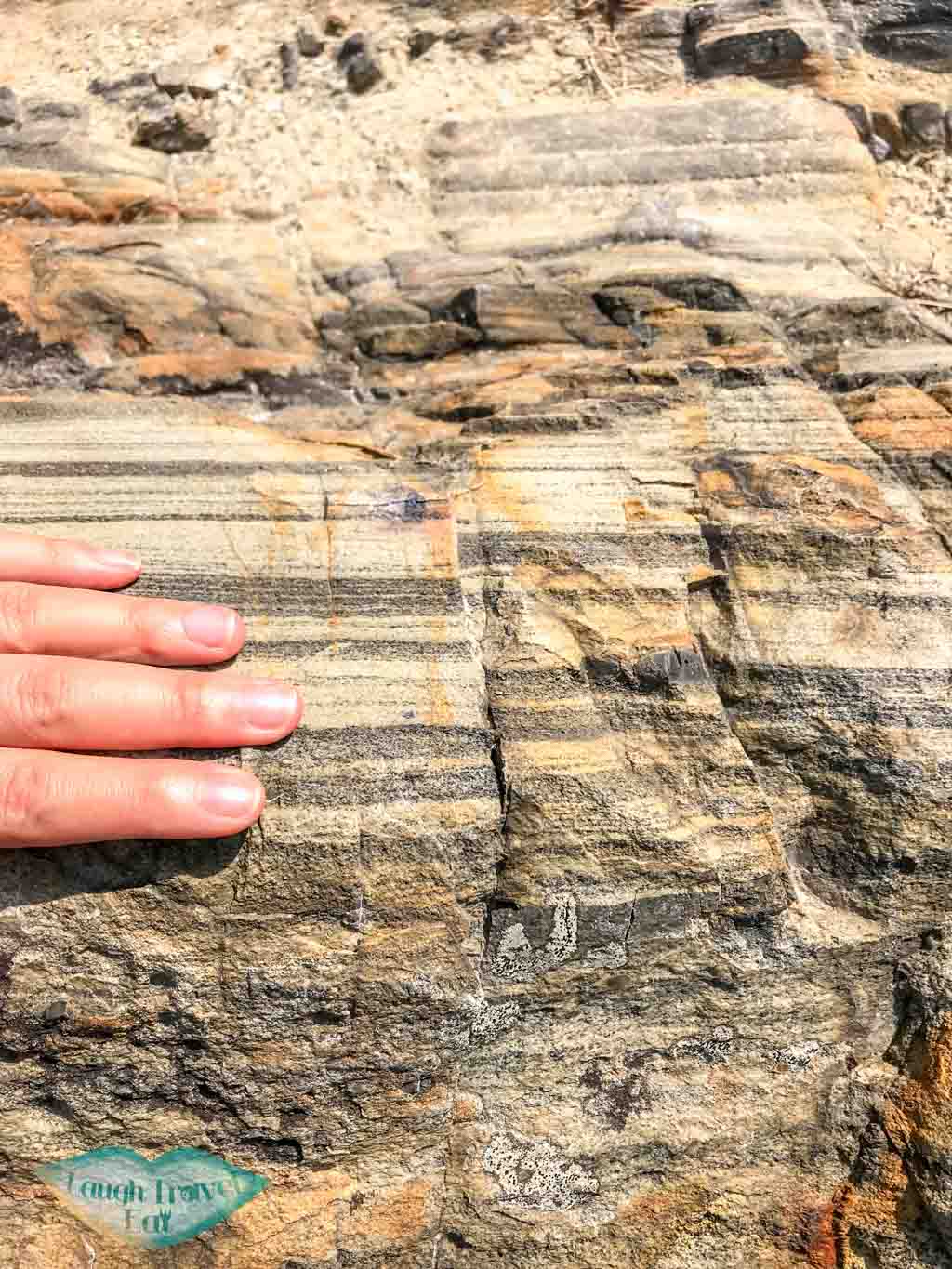 mini fault at lai chi chong geopark sai kung hong kong- laugh travel eat