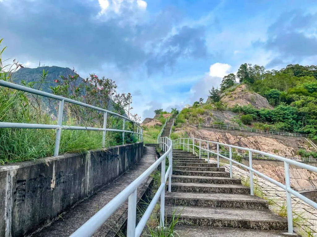 stairs up ping shan kowloon bay hong kong - Laugh Travel Eat