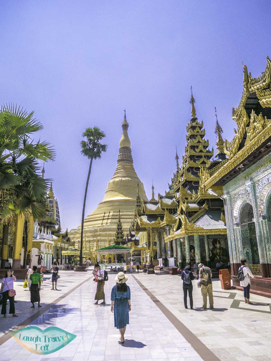 photoshop before and after shwedagon pagoda yangon myanmar - laugh travel eat
