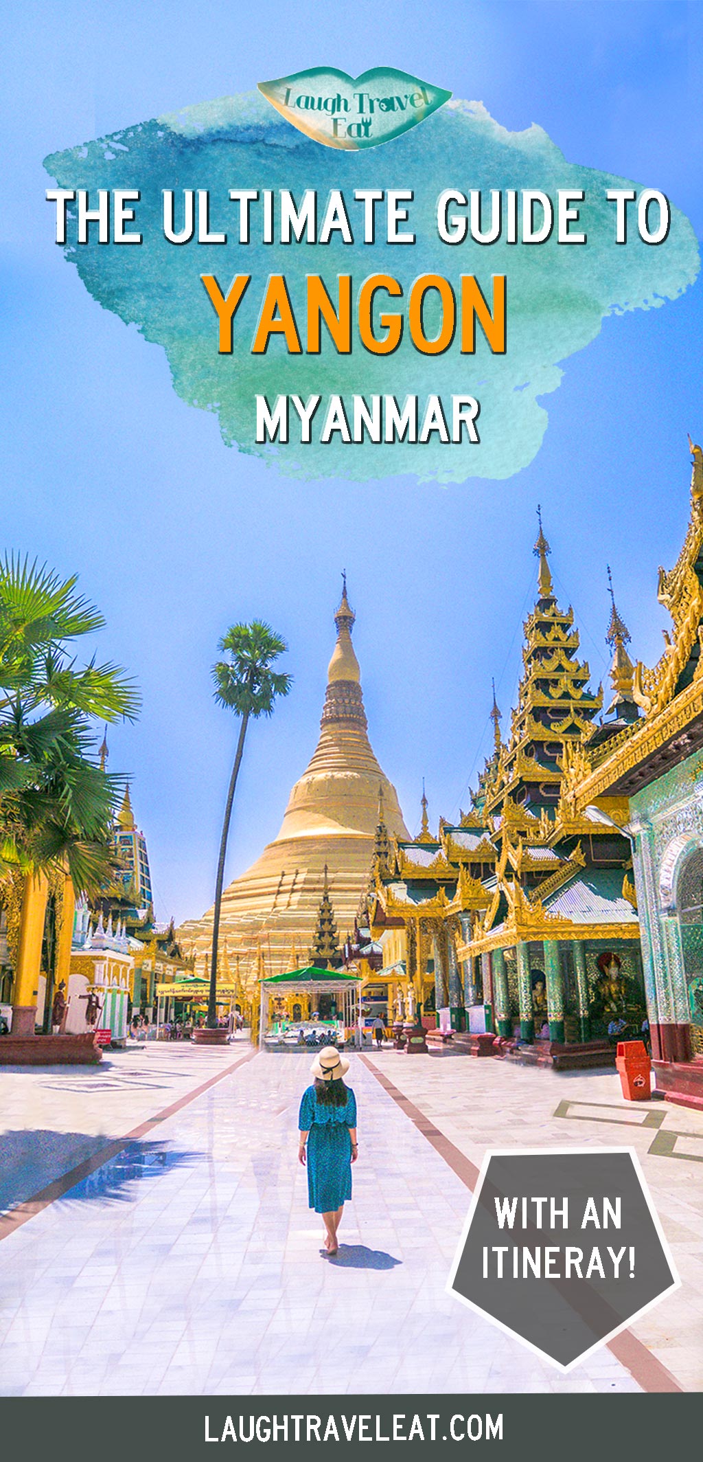 What is there to do in Yangon? Here is everything from the famous Shwedagon Pagoda and circular train to what to eat and where to stay! #yangon #shwedagon #myanmar