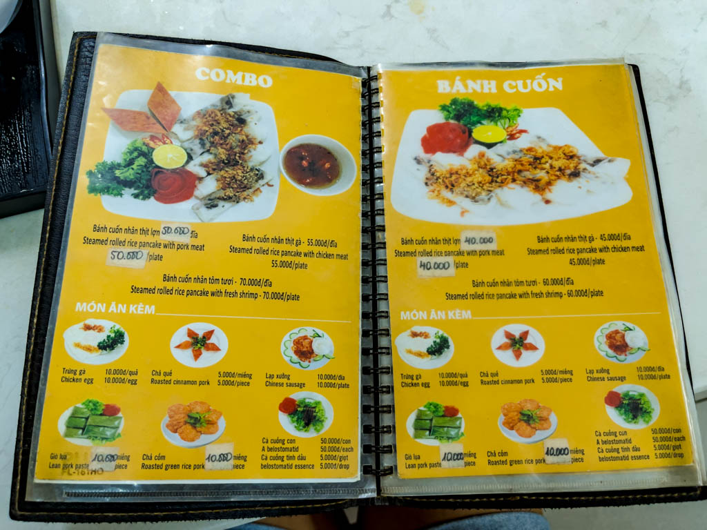 Bánh Cuốn Gia Truyền Thanh Vân Hanoi Vietnam - laugh travel eat