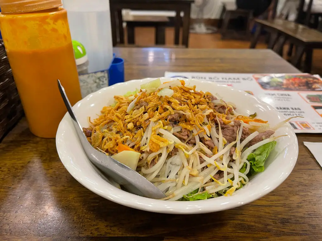 bun bo nam bo Hanoi Vietnam - laugh travel eat-2