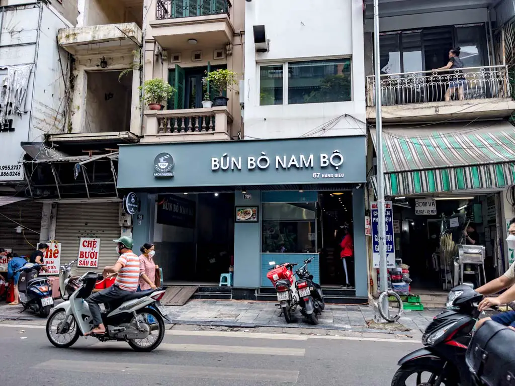 bun bo nam bo Hanoi Vietnam - laugh travel eat