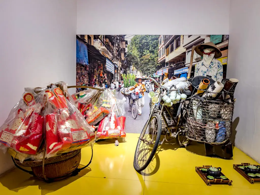 inside vietnamese women history museum Hanoi Vietnam - laugh travel eat