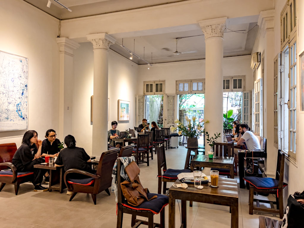 manzi art space & cafe Hanoi Vietnam - laugh travel eat