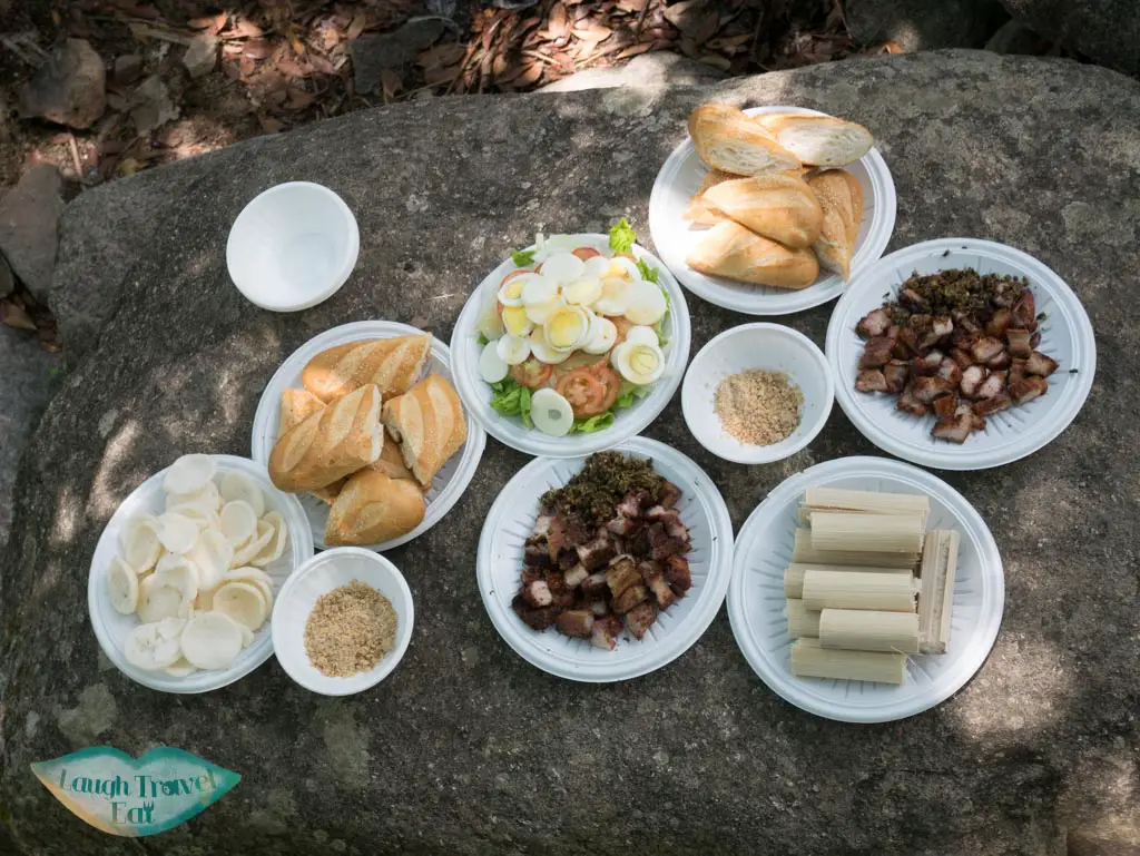 bbq-lunch-bin-bib-waterfall-lak-tented-camp-dak-lak-vietnam-laugh-travel-eat