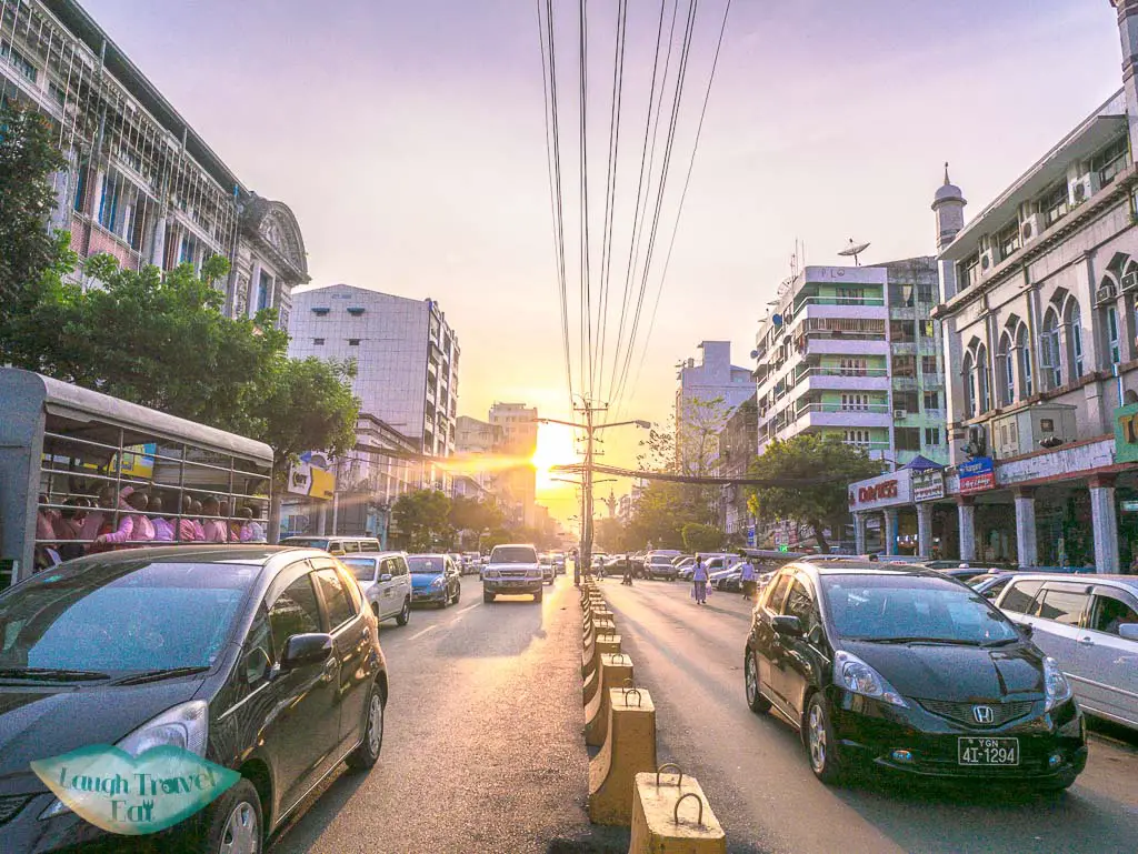 downtown-traffic-yangon-myanmar-Laugh-Travel-Eat