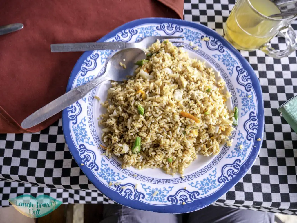 lunch-at-Birethanti-before-hike-Nepal-laugh-travel-eat