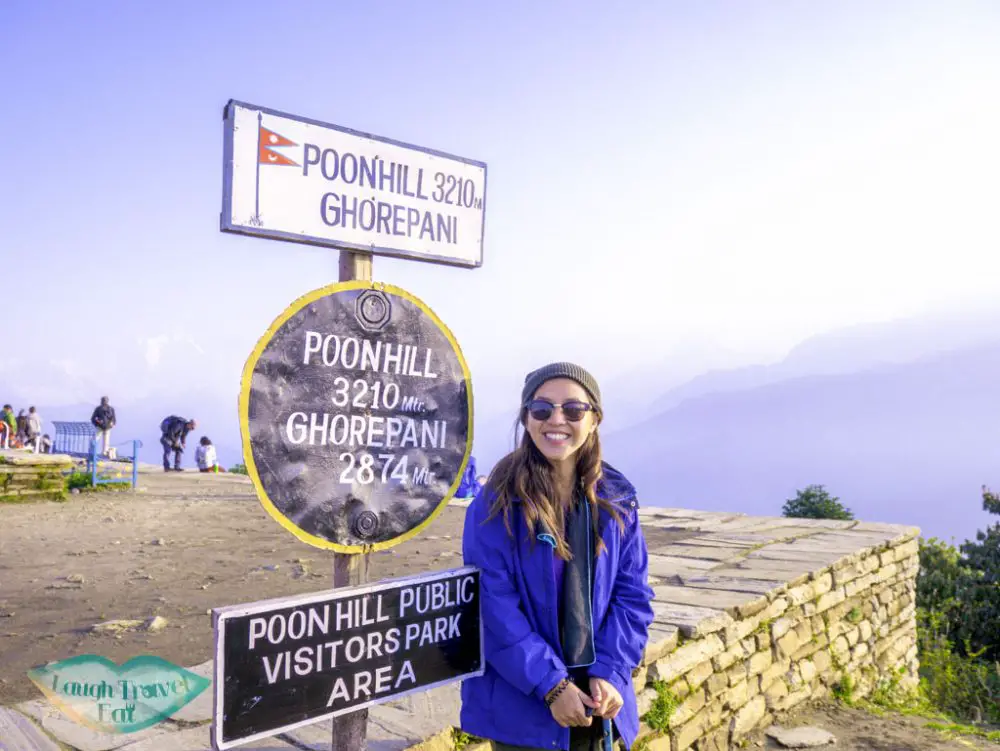 sign-Poon-Hill-Ghorepani-Poon-Hill-Trek-Annapurna-Conservation-Area-Nepal-laugh-travel-eat