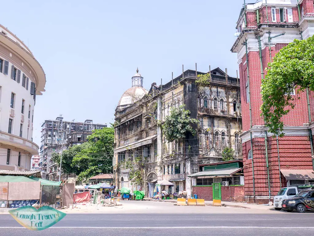another-rundown-building-in-downtown-yangon-myanmar-Laugh-Travel-Eat