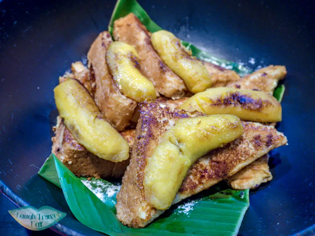 french toast buffet breakfast pullman luang prabang laos - laugh travel eat