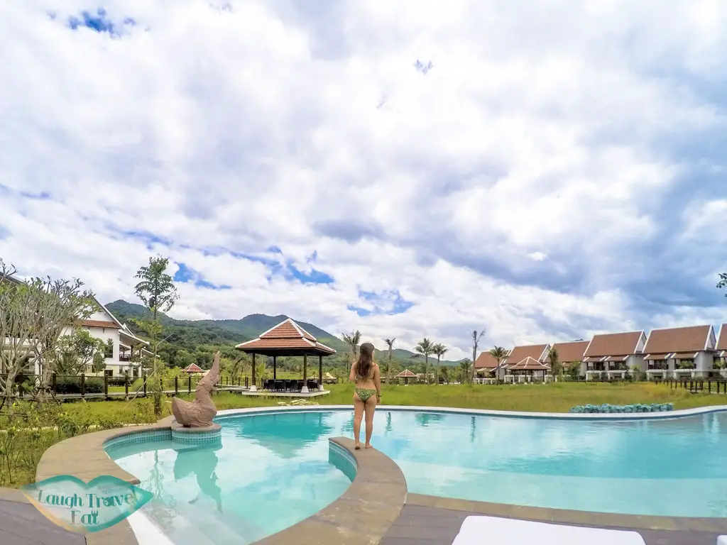 second pool in pullman luang prabang laos - laugh travel eat
