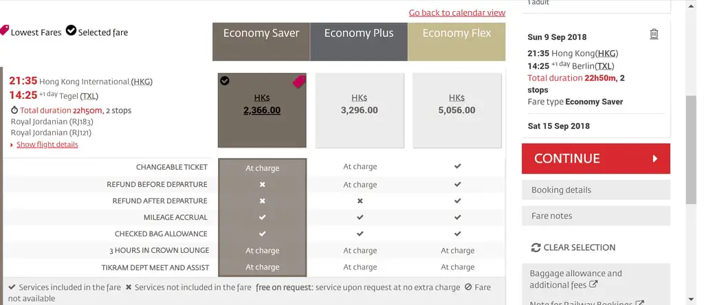 royal jordanian flight tickets