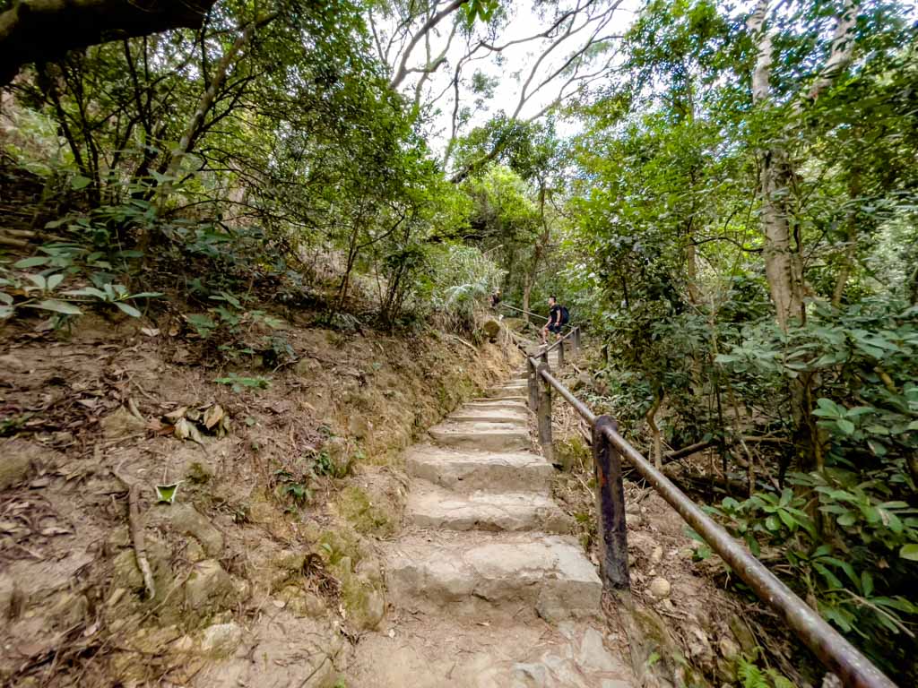 first stretch shatin pass road up lion rock hike hong kong - laugh travel eat