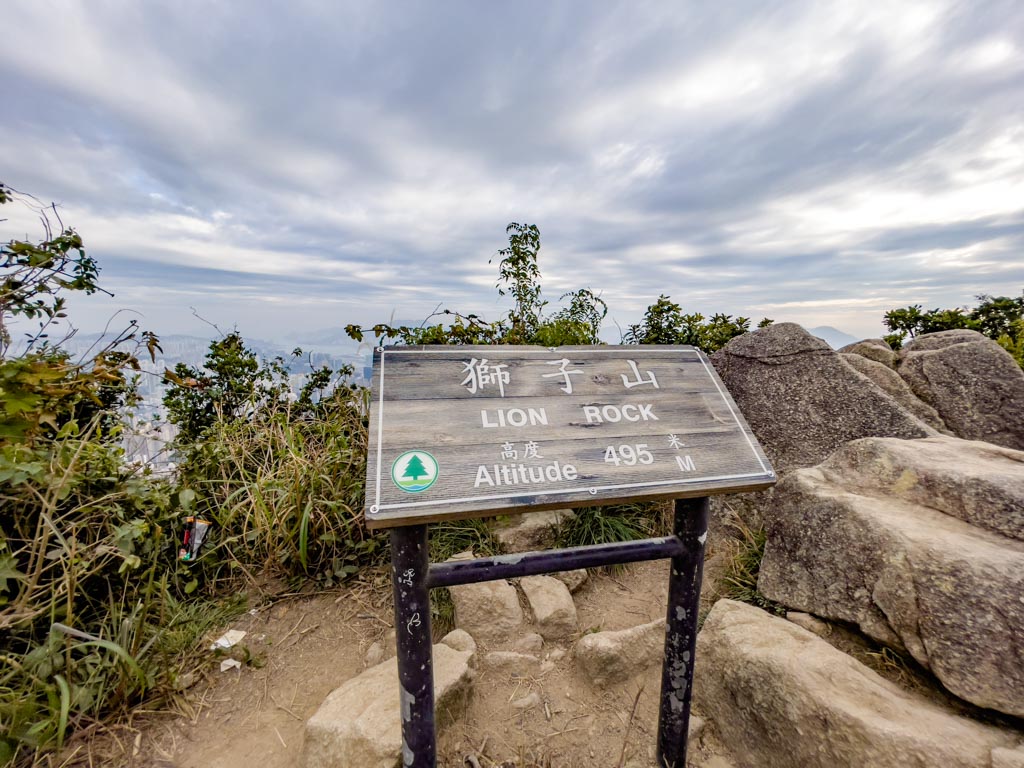lion rock peak shatin pass road up lion rock hike hong kong - laugh travel eat