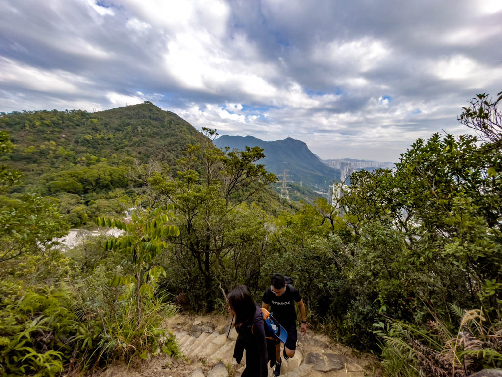 second half of first stretch shatin pass road up lion rock hike hong kong - laugh travel eat-2