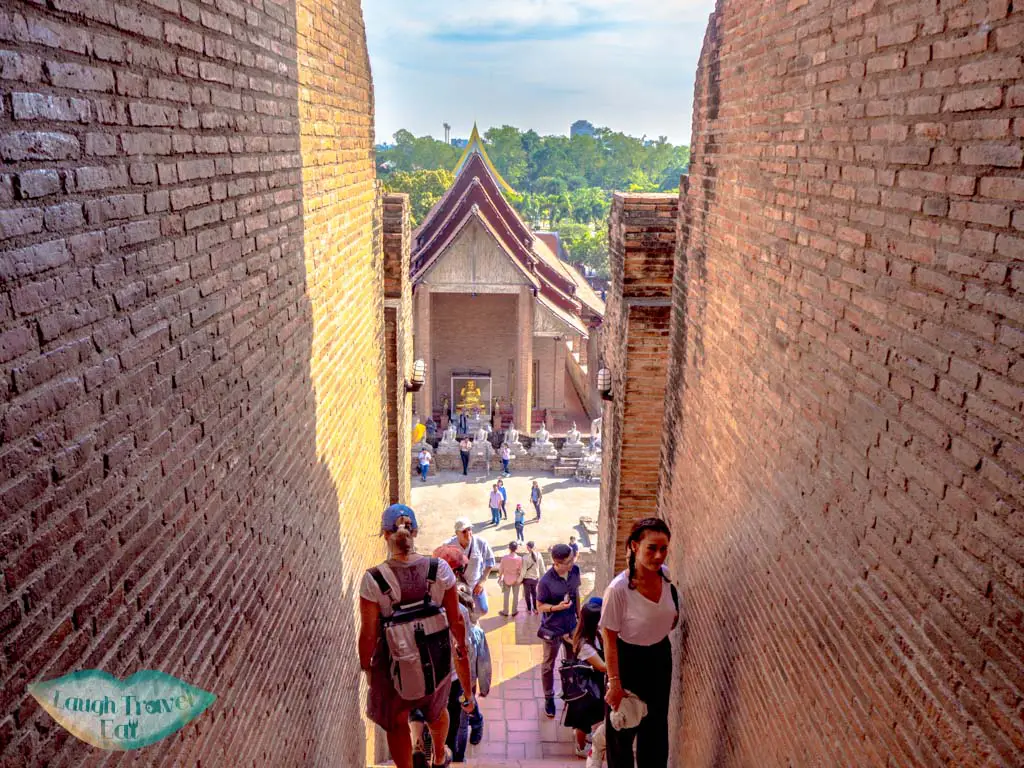 view-from-stupa-Wat-Yai-Chai-Mongkhon-Ayutthaya-thailand-laugh-travel-eat