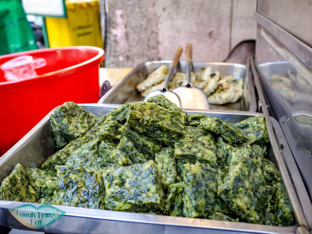 chive dumplin china town bangkok thailand - laugh travel eat