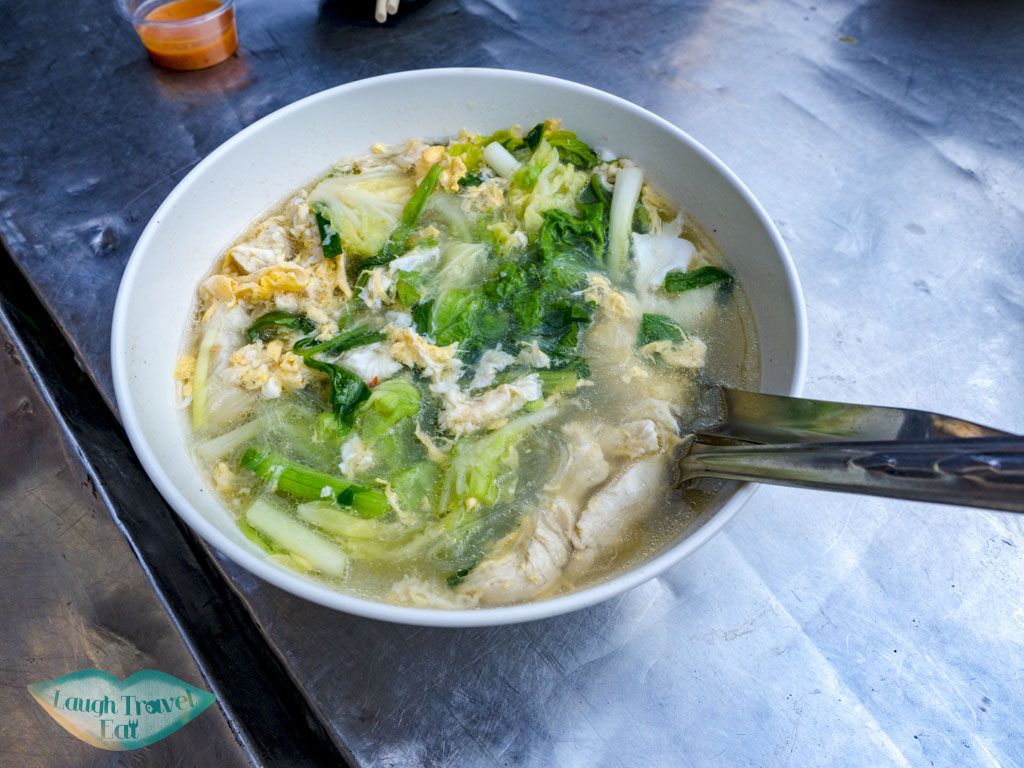 glass noodles with egg china town bangkok thailand - laugh travel eat