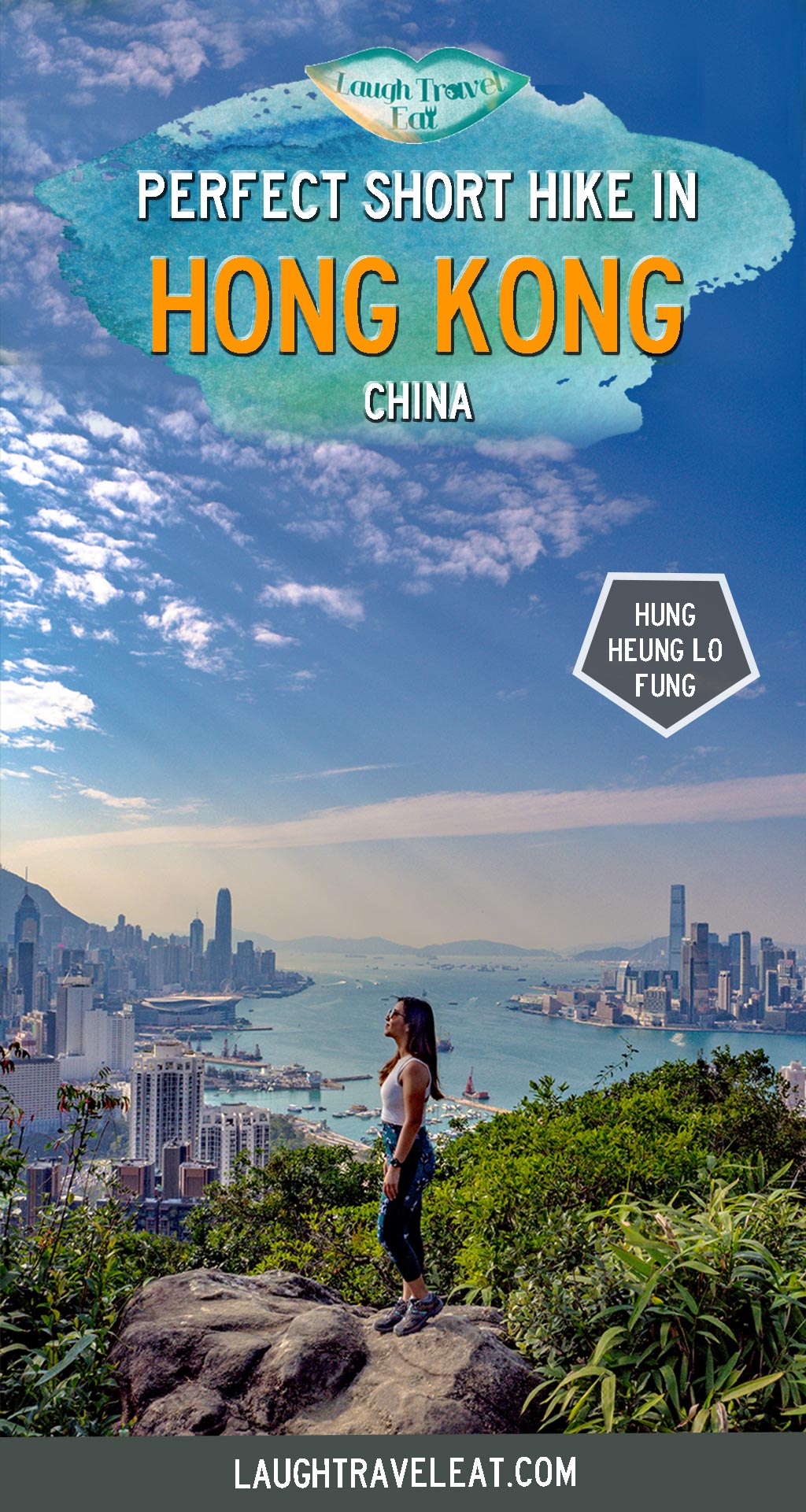 Hung Heung Lo Fung, which means Red Incense Burner, is also known as the Braema Hill hike. It is one of the easiest hiking trails to do in Hong Kong, only a ten minutes hike (or rather, walk) from the nearest exit point. Atop the rocky summit is a stunning panorama of north Hong Kong Island, Victoria Harbour, and Kowloon, making this an excellent choice for a quick sunset or sunrise trek. #HongKong #hike