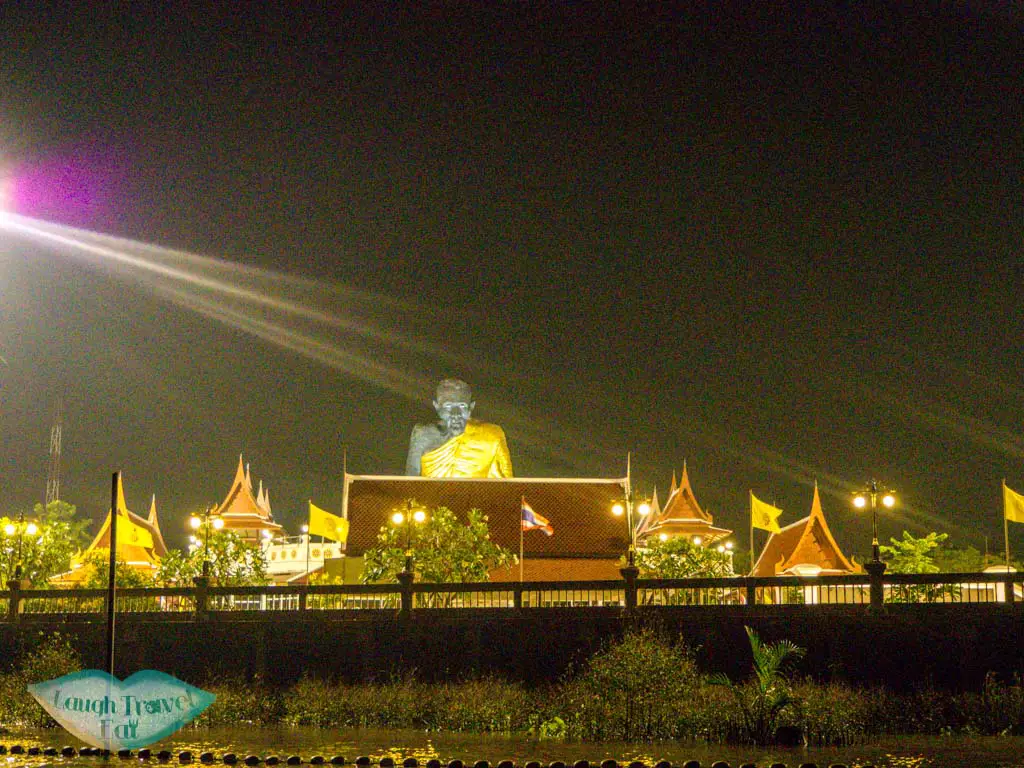 monk-statue-night-boat-amphawa-floating-market-bangkok-thailand-laugh-travel-eat