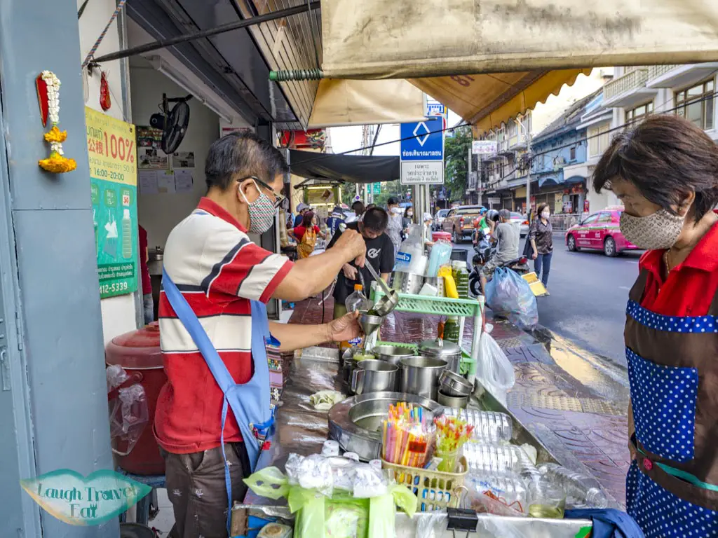 pennywort juice china town bangkok thailand - laugh travel eat