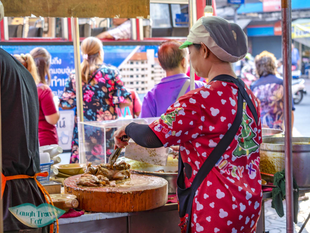 pork leg stew china town bangkok thailand - laugh travel eat