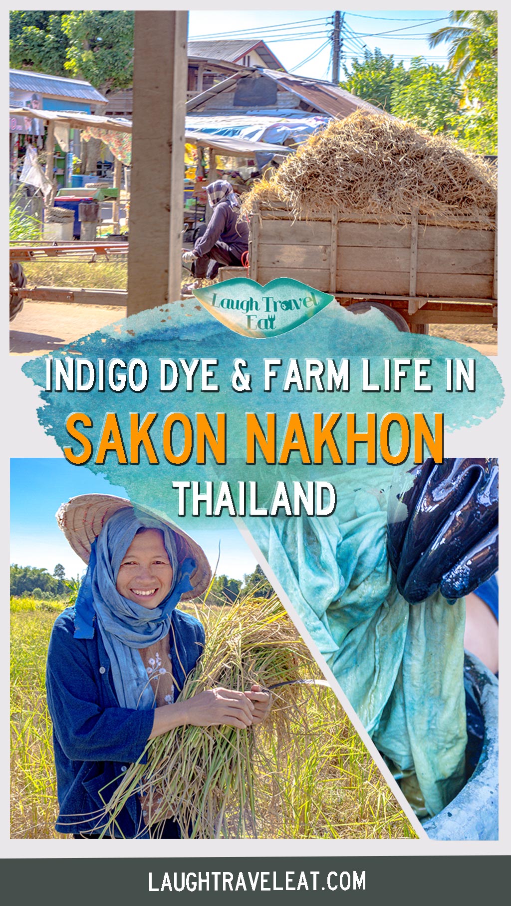 Sakon Nakhon in northern Thailand is still relatively unknown, a province near the border with Laos. Only an hour’s flight from Bangkok, it’s an alternative destination for those interested in ethnic culture, indigo dyeing, and farm experiences. Whether you are looking for a quick escape from Bangkok a short flight away or a stop on your northern Thailand road trip, here’s a look at Sakon Nakhon. #SakonNakhon #Thailand