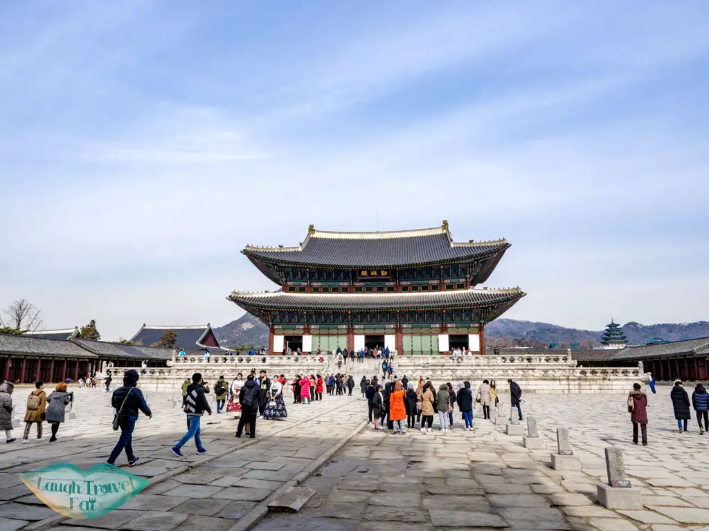 Geunjeongjeon-from-afar-Gyeongbokgung-seoul-south-korea-laugh-travel-eat